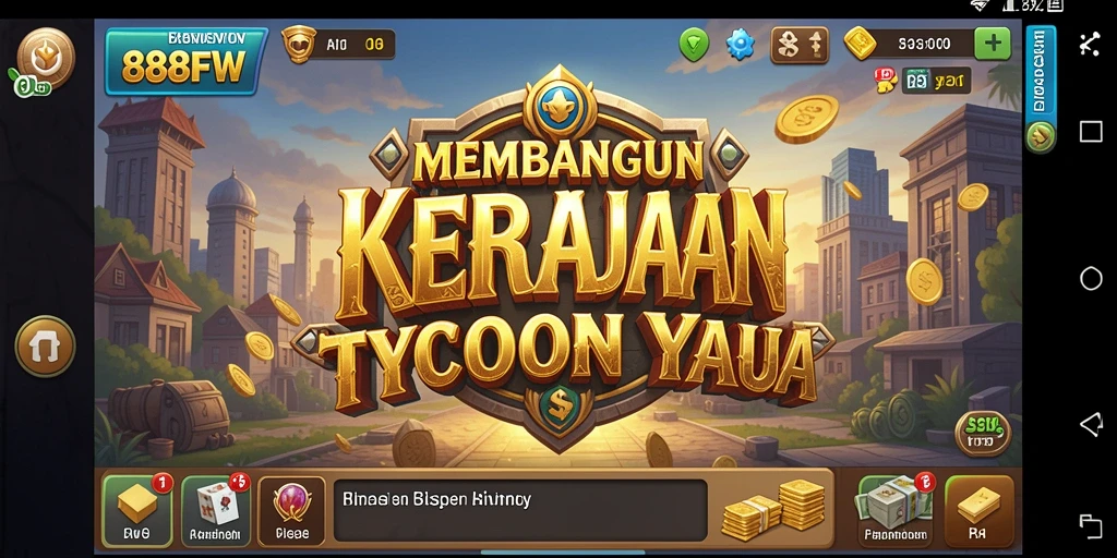 Tampilan gameplay 888FW yang menarik dengan grafis Tycoon yang menawan.