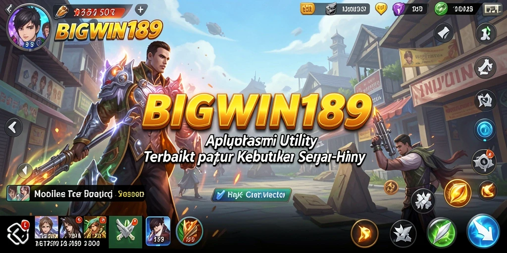 Tampilan utama BIGWIN189 dengan fitur manajemen sehari-hari.