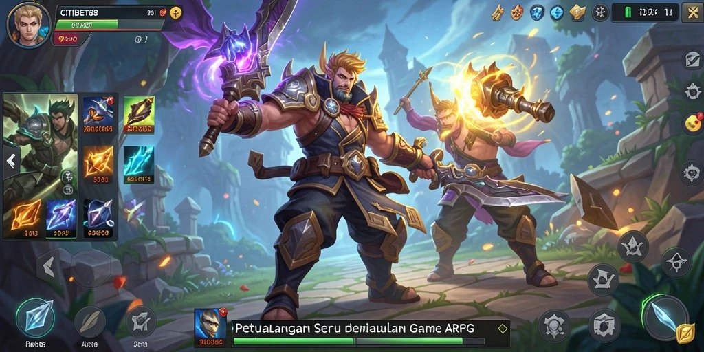 Tampilan menarik gameplay ARPG di CITIBET88.