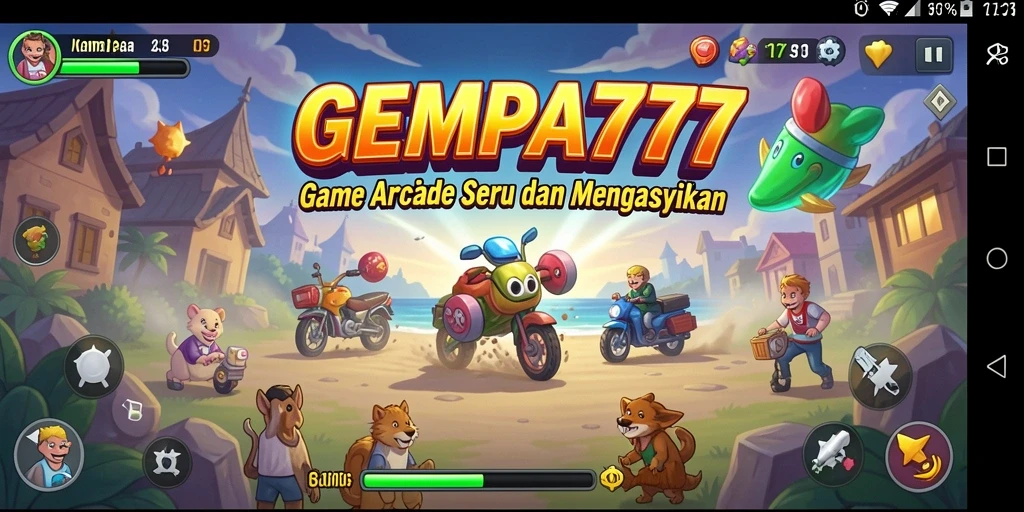 Tampilan menarik dari gameplay GEMPA777 dalam aksi.