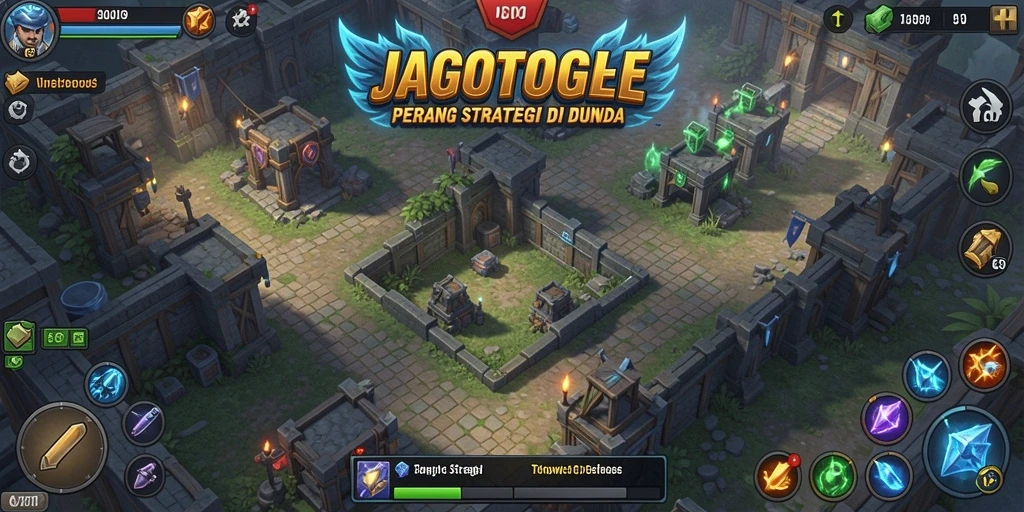 Tampilkan gameplay seru JAGOTOGEL dalam aksi Tower Defense.