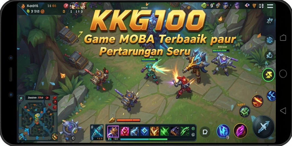 Tampilan seru gameplay KPK100 yang intens dan strategis.