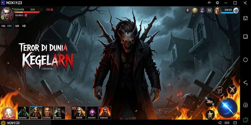 Gameplay mendebarkan dari NOX123 yang penuh dengan ketegangan.