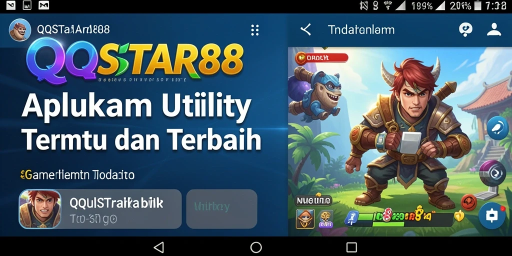 Tangkapan layar utama QQSTAR88 menampilkan antarmuka aplikasinya yang intuitif.