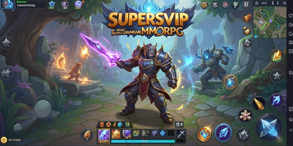 Gameplay SUPERSVIP yang menakjubkan dan penuh aksi.